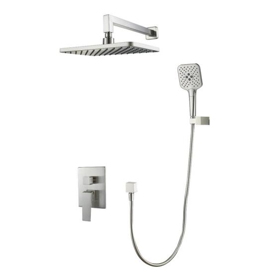 СЕТ ЗА ВГРАЖДАНЕ 2В1 <br /> ЕЛИНОР ICT 8123191BRUSH NICKEL