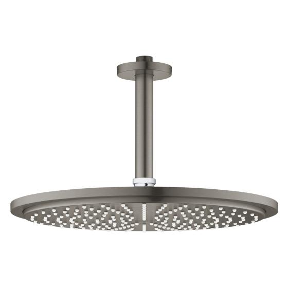 КОМПЛЕКТ ДУШ ГЛАВА КЪМ ТАВАНА 142 ММ <br /> RAINSHOWER Cosmopolitan 310 26067AL0 <br /> BRUSHED HARD GRAPHITE