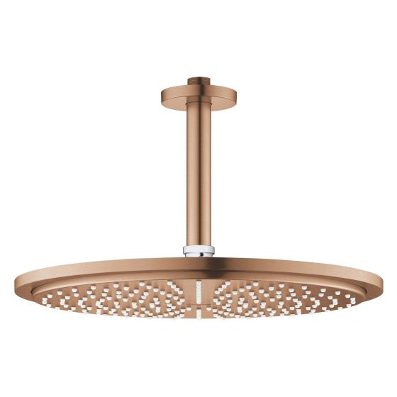 КОМПЛЕКТ ДУШ ГЛАВА КЪМ ТАВАНА 142 ММ <br /> RAINSHOWER Cosmopolitan 310 26067DL0 <br /> BRUSHED WARM SUNSET