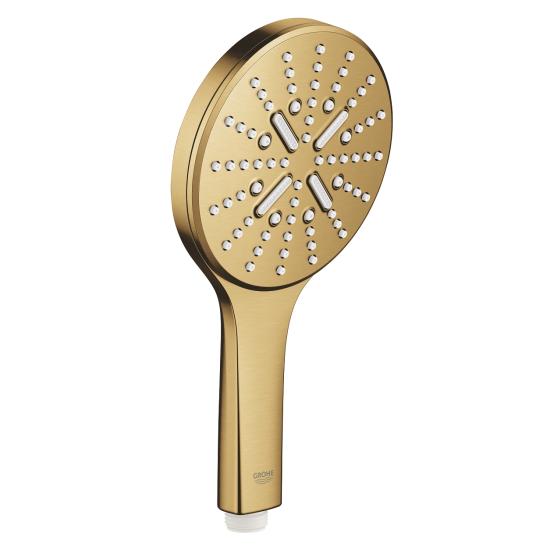 РЪЧЕН ДУШ С 3 СТРУИ <br /> RAINSHOWER SmartActive 130 26574GN0 <br /> BRUSHED COOL SUNRISE