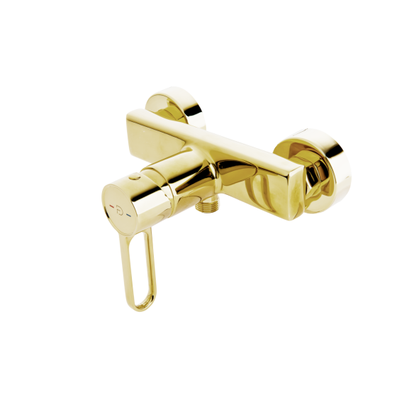 СТЕНЕН СМЕСИТЕЛ ЗА ДУШ <br> ЗАФИРО FD1-ZFR-7-55 злато